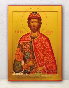 Икона «Александр Невский, великий князь» Березники