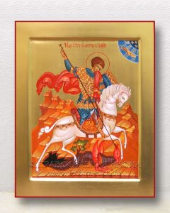 Икона «Георгий Победоносец (чудо о змие)» (образец №21) Березники