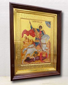 Икона «Георгий Победоносец (чудо о змие)» (образец №24) Березники