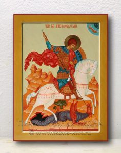Икона «Георгий Победоносец (чудо о змие)» (образец №3) Березники