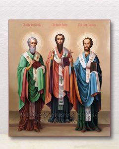Икона «Василий Великий, Григорий Богослов и Иоанн Златоуст» Березники